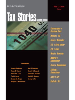 cover image of Tax Stories, 2d